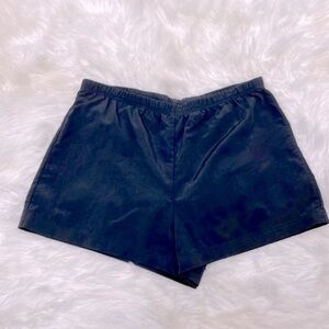 Lands’ End Black Quick Dry Athletic Shorts, Size 10